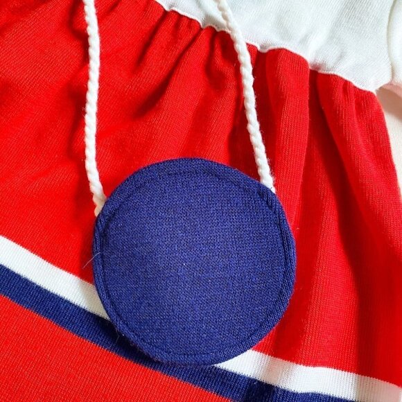 Vintage Glynne Percy Knit Nautical Motif Dress w Matching Purse 24M - Picture 8 of 8